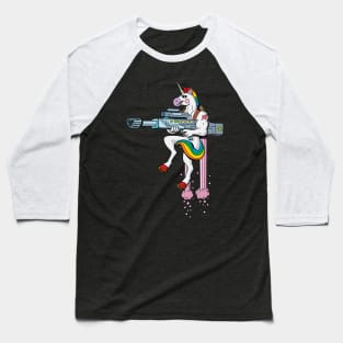 Unicorn Soldier Baseball T-Shirt